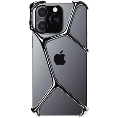 Чехол-накладка YNOT Shell для iPhone 16 Pro Max, авиационная сталь, серебристый 10037 - фото 72