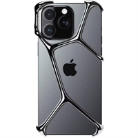 Чехол-накладка YNOT Shell для iPhone 16 Pro Max, авиационная сталь, серебристый 10037